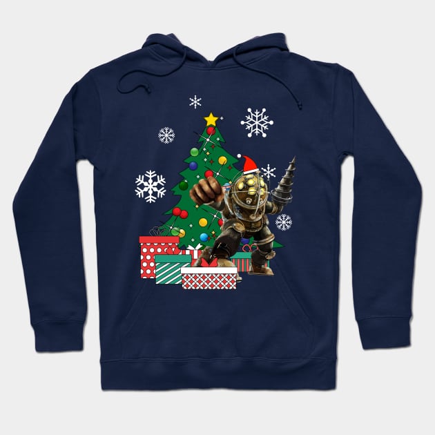 Big Daddy BioShock Around The Christmas Tree Hoodie by Nova5